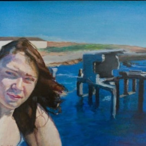 West Coast portrait of Frauke (The artist's daughter)