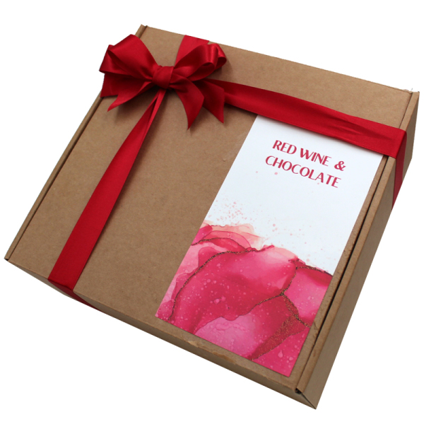 Red Wine & Chocolate Gift Box Gifts and Hampers Online gift shop