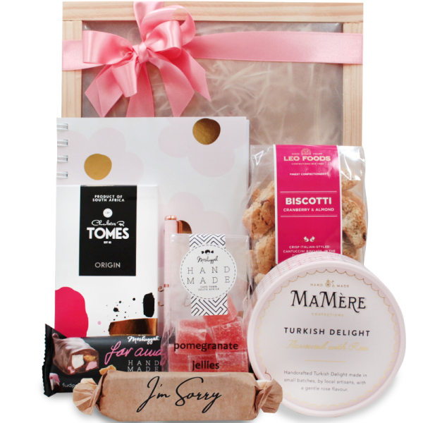 The Pink Apology Gift Box Gifts and Hampers Online gift shop
