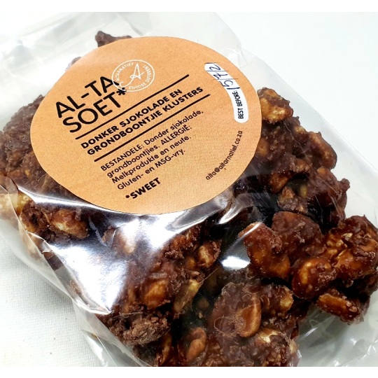 Al-ta Saam Products - AL-TA Soet Donker Sjokolade Klusters