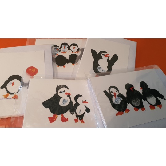 Pretty Penguin Project - Pretty Penguin Pack of 5 Big Cards