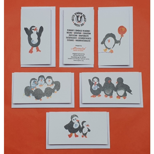 Pretty Penguin Project - Pretty Penguin Pack of 5 Gift Cards