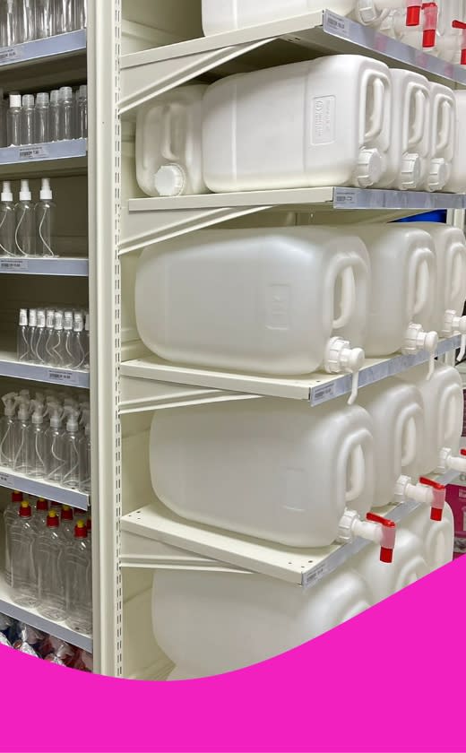 Caprichem products - Cans & Caps, Bottles & Triggers, Tubs & Buckets