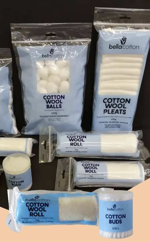 Caprichem products - Cotton Buds, Wool Balls And Wool Rolls