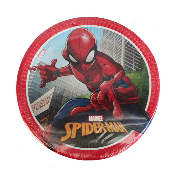Spiderman Paper Plates (8) - Party Supplies - PartyLady