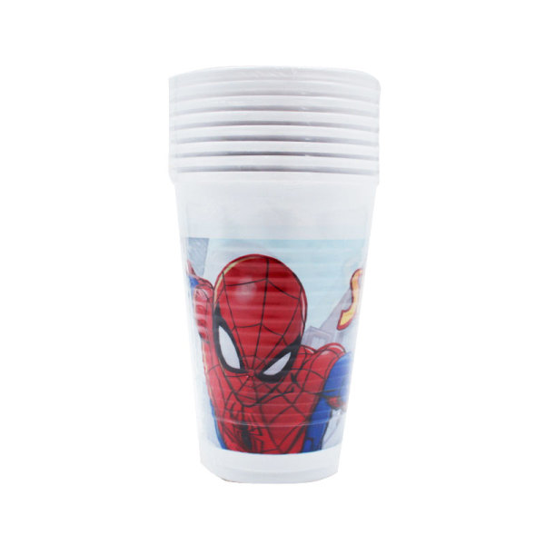 Spiderman Plastic Cups (8) Party Supplies PartyLady