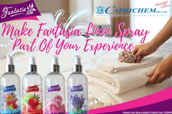 Caprichem latest news - Launching New Fantasia Linen Spray