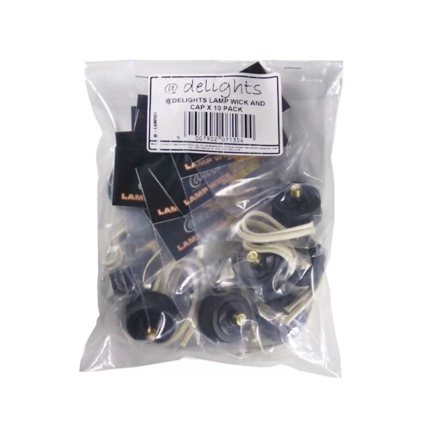 Caprichem products - @delights Lamp Wick And Cap X 10 Pack P/PACK