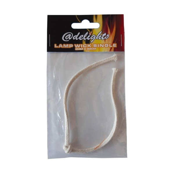 Caprichem products - @delights Lamp Wick 3mm X 30cm Single EACH