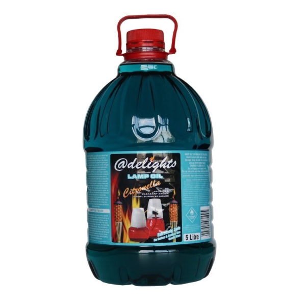 Caprichem Product - @delights Lamp Oil Turquoise Citronella 5l