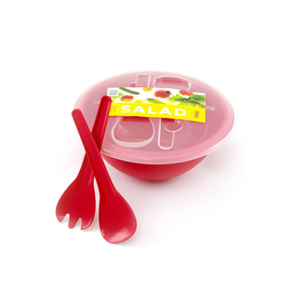 Related Products - Bowl With Salad Servers 6l Red EACH