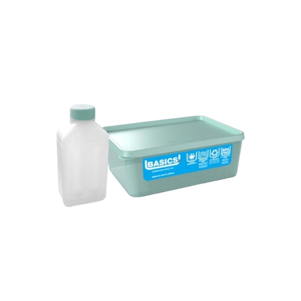 Caprichem products - Lunch Box 800ml + Bottle Teal P/SET