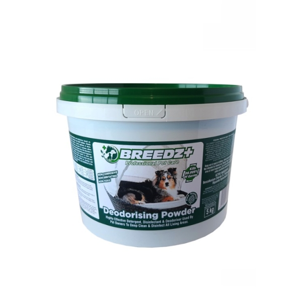 Caprichem products - Breedz Deodorising Powder Pine 4x5kg