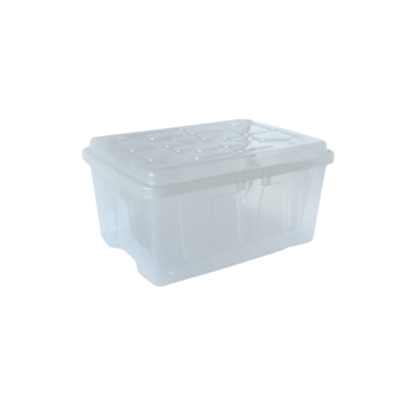 Caprichem Product - Clear Storage Box & Clear Lid - 30l EACH