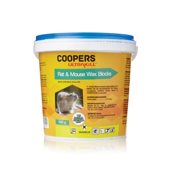 Caprichem products - Ultrakill Rat & Mouse Wax Blocks 500g