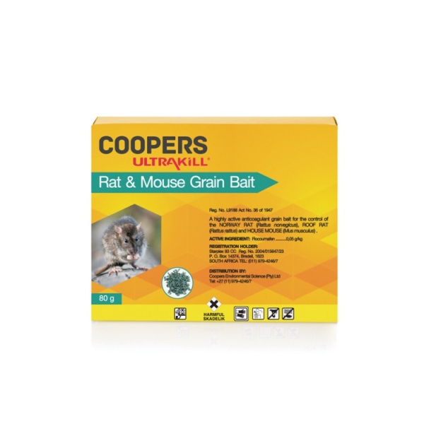 Caprichem products - Ultrakill Rat & Mouse Grain Bait 200g