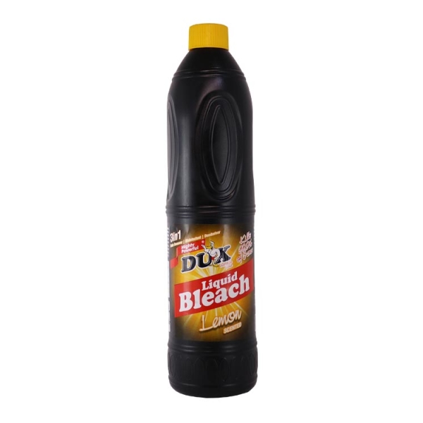 Caprichem products - Dux Lemon Liquid Bleach 20x750ml Black