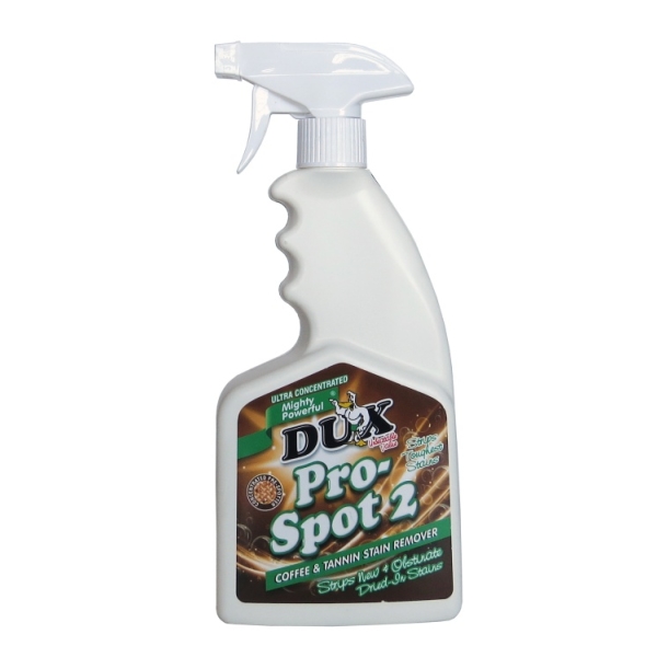 Caprichem products - Dux Pro-spot 2 Coffee & Tannin Stain Remover 12x 12X500ML