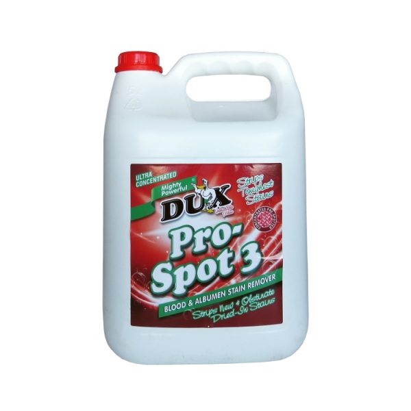 Caprichem products - Dux Pro-spot 3 Blood & Albumen Stain Remover 5L