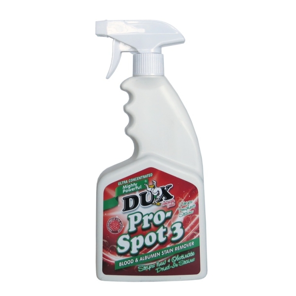 Caprichem products - Dux Pro-spot 3 Blood & Albumen Stain Remover 12x 12X500ML