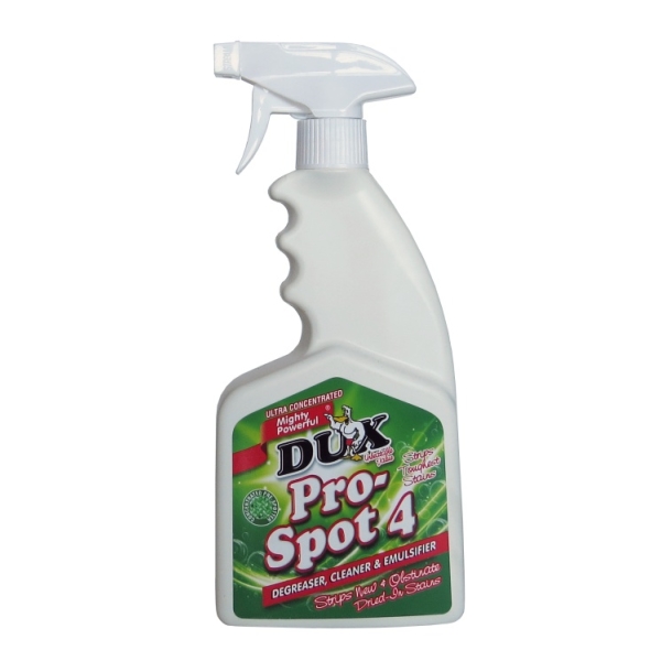 Caprichem products - Dux Pro-spot 4 Degreaser Cleaner & Emulsifier 500ML