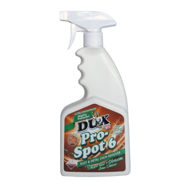 Caprichem products - Dux Pro-spot 6 Rust And Metal Stain Remover 12x500 12X500ML