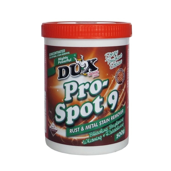 Caprichem products - Dux Pro-spot 9 Rust And Metal Remover Powder 500G