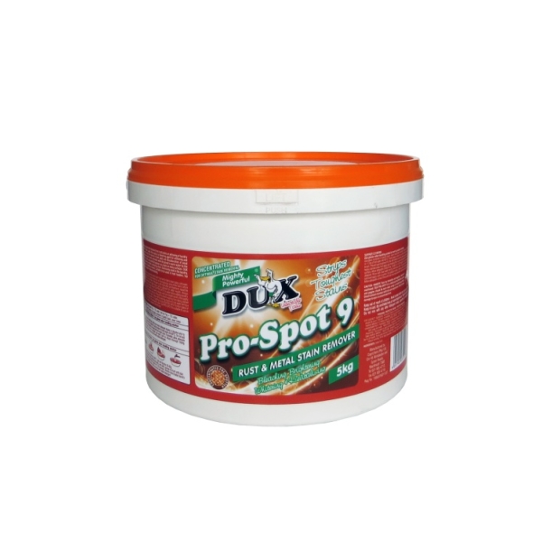 Caprichem products - Dux Pro-spot 9 Rust And Metal Remover Powder 4x5kg