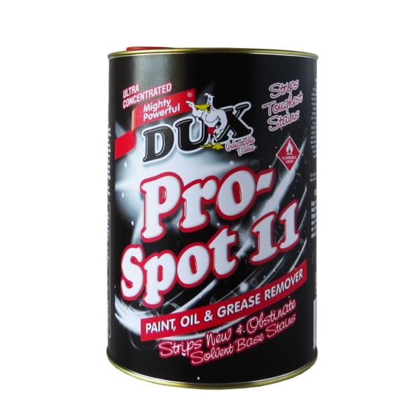 Caprichem products - Dux Pro-spot 11 Paint Oil Grease Remover 4x5l