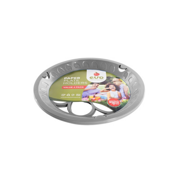 Related Products - Evo Paper Plate Holder 4pc - Grey P/SET