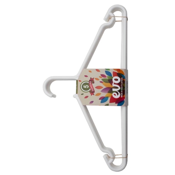 Caprichem products - Evo Adult Hanger 10pk - White P/PACK