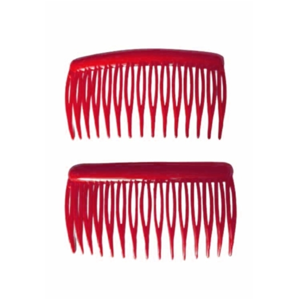 Related Products - Side Combs Per Pair - Red P/PAIR