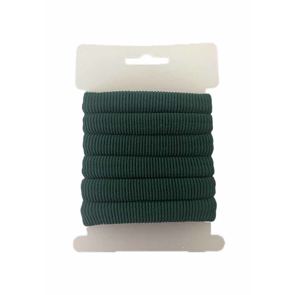 Related Products - Hair Elastic Carded 6 Per Pack - Green P/PACK