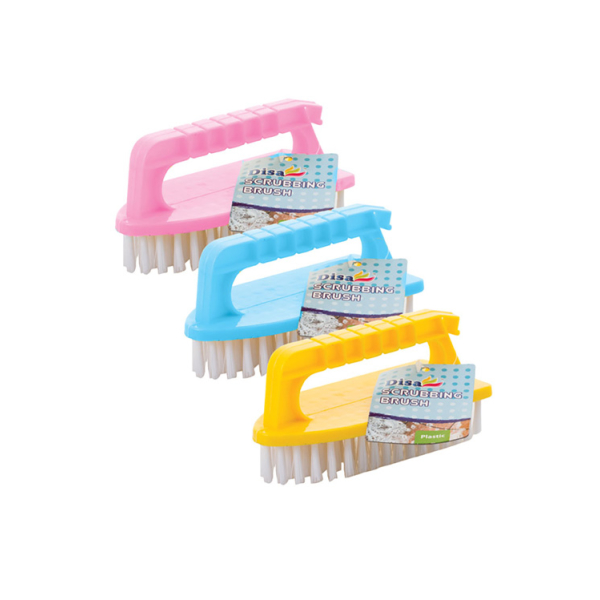 Caprichem products - Iron Shape Scrubbing Brush Plastic Back EACH