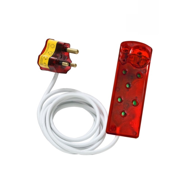 Caprichem Product - Ellies 5m High Surge 4 Way Ext Lead With Warranty EACH