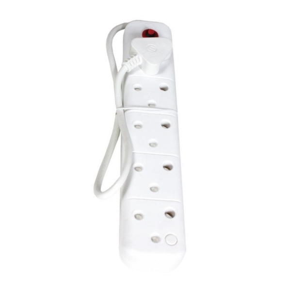 Caprichem Product - Ellies 5 Way Multi Plug - 0.5m Cord 5 X 16a EACH