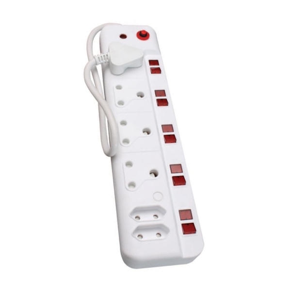 Caprichem Product - Ellies 6 Way Switch - Illuminated Multi Plug EACH