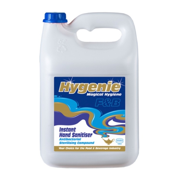 Caprichem products - Hygenie Instant Hand Sanitiser 4x5l