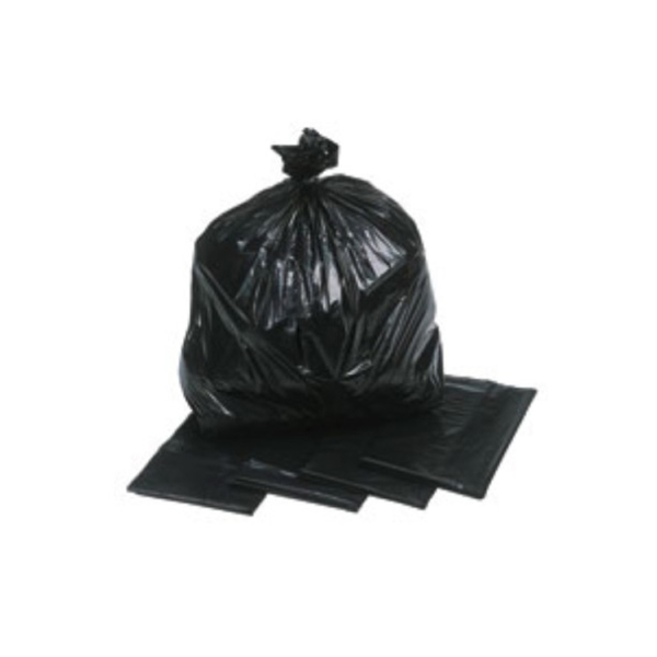 Caprichem products - Black Refuse Bags Light Duty X 100 Bags Per Pack P/PACK
