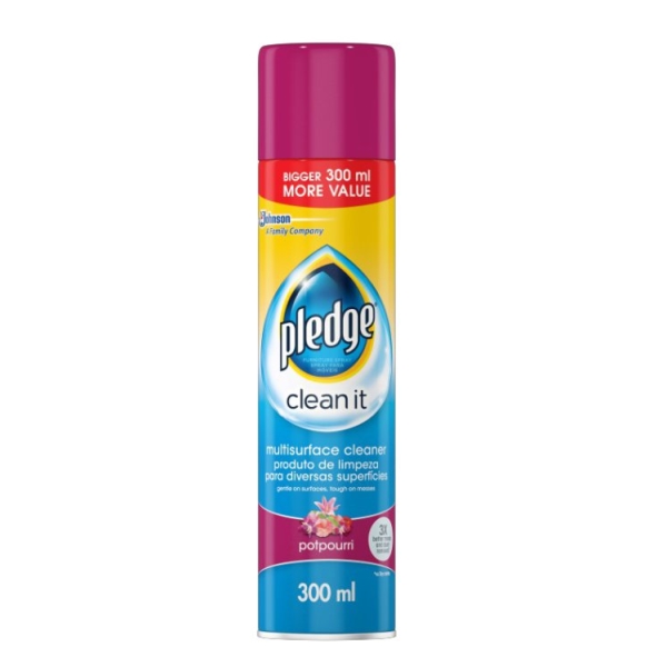 Caprichem products - Pledge Multi Surface Cleaner 6x300ml Potpourri