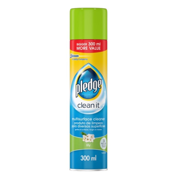 Caprichem products - Pledge Multi Surface Cleaner 6x300ml Lilly