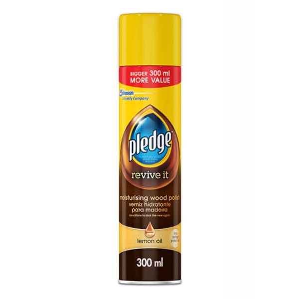 Caprichem products - Pledge Wood Polish Lemon-oil 300ml