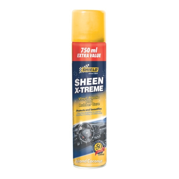 Caprichem products - Sheen Vinyl & Plastic Care 12x300ml Coconut