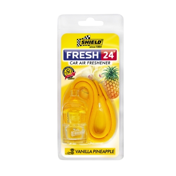 Caprichem products - Shield Fresh 24 Car Freshener - Vanilla Pineapple EACH
