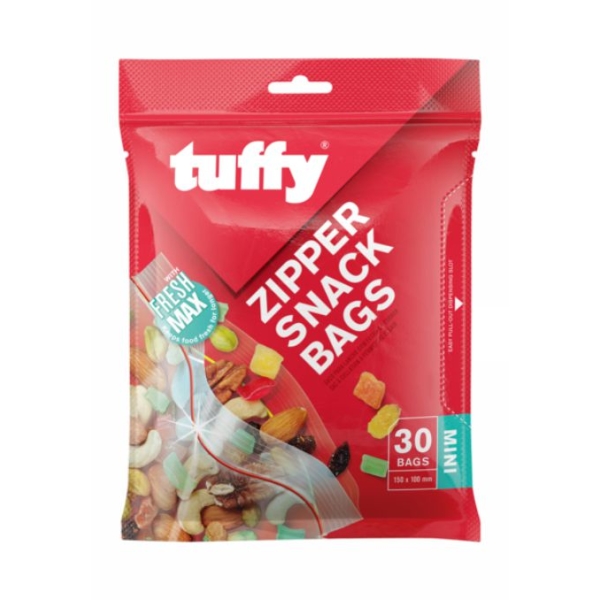 Related Products - Tuffy Zipper Snack Bags - 150 X 100mm - 30 Bags P/PACK