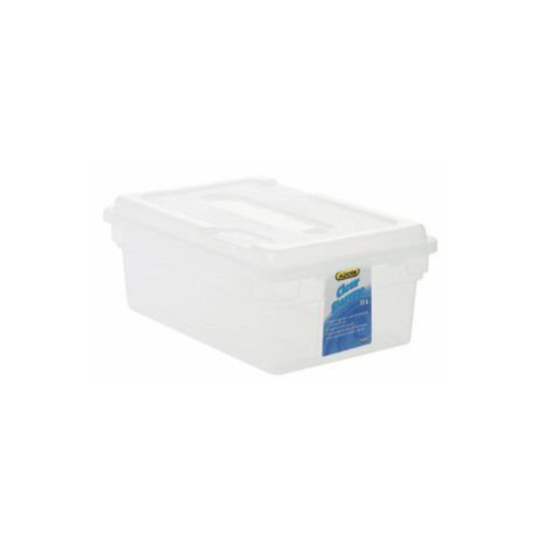 Caprichem Product - Clear Storage Bin 11l Clear Lid # EACH