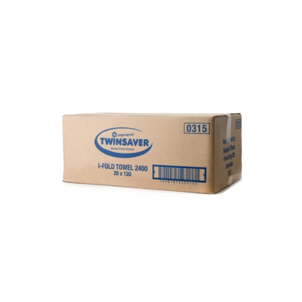 Caprichem products - Twinsaver Interfold Hand Towel 2400 One Ply Np0315 P/BOX