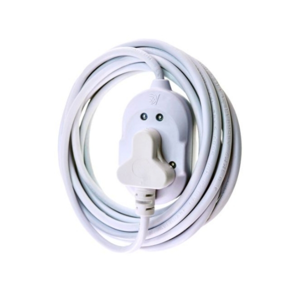 Caprichem products - Zak Ext Lead 5m 10amp Double White EACH