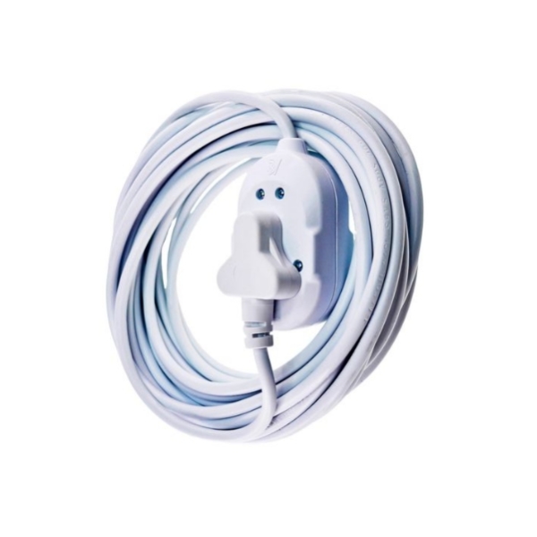 Caprichem products - Zak Ext Lead 10m 10amp Double White EACH