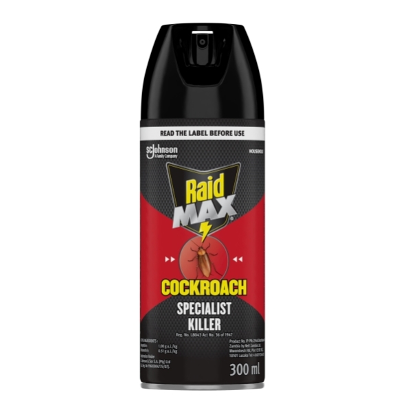 Caprichem products - Raid Max Cockroach Killer 300ml